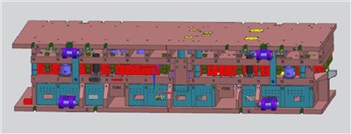 Detalles de diseño para matriz progresiva